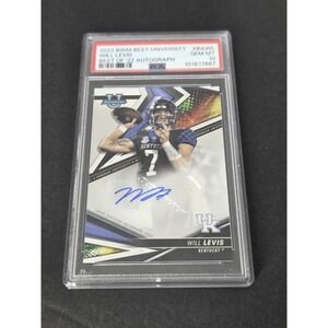 Will Levis Auto PSA 10 Topps Best of 22 BA-WL Bowman University Kentucky Wildcat